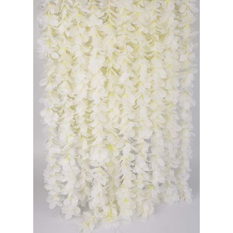Guirlande De Glycine Artificielle - 10 M - Pour Décoration Intérieure Extérieure Arch Wedding Jardin Mur - Lot De 10 (1/5)