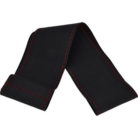 Tbest coque de housse de volant Housse de Volant de Voiture Universelle en Cuir Véritable, Respirante, Antidérapante, auto volant (1/5)