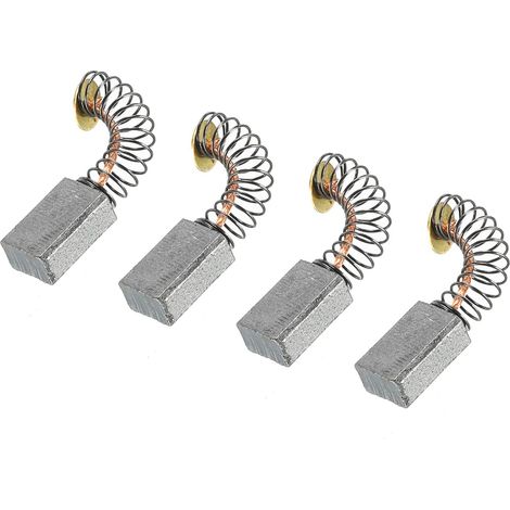 Carbone Brosses 13x8x5.5mm pour Électrique Moteurs Alimentation Outil Meuleuse Angulaire Table Scie Rechange Pièce Réparation, 4 Paquet (1/5)