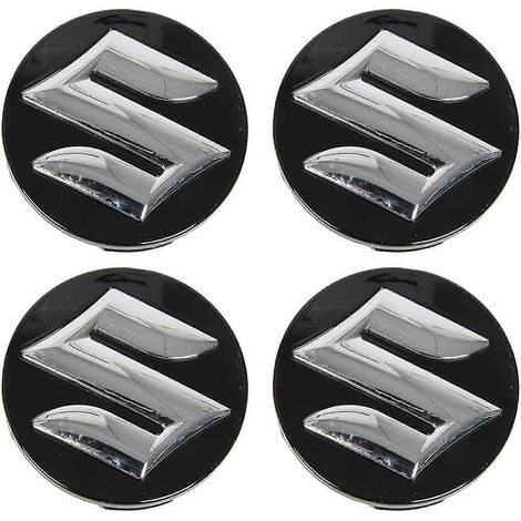 4 enjoliveurs centraux de 54 mm pour Suzuki Swift, SX4, S-Cross, Ignis, Vitara, Solio, Bandit et Swace, protection antirouille pour jantes. (1/5)