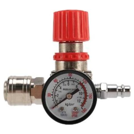 Régulateur de pression pour compresseur d'air, détendeur, clapet anti-retour à 3 trous (forme carrée/ronde envoyée aléatoirement) (1/5)