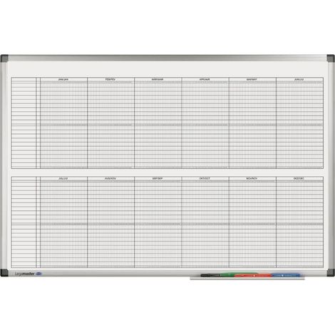 Legamaster 7 – 414000 progetto Planner magnetico Premium per fino a 20 persone oggetti, 90 x 60 cm (1/4)