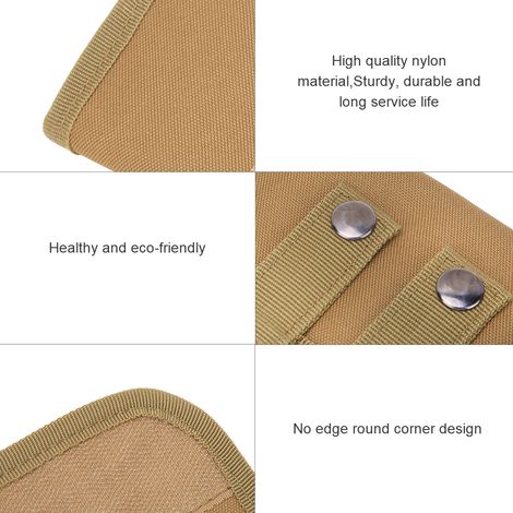 Sac de Rangement Tactique Militaire Portable en Nylon, Poche de Stockage Multifonction pour Sports Extérieurs, Vert (1/4)