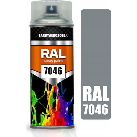 Vernice acrilica spray RAL 7046 Telegrey 2 400 ml Grigio semi-opaco (1/2)