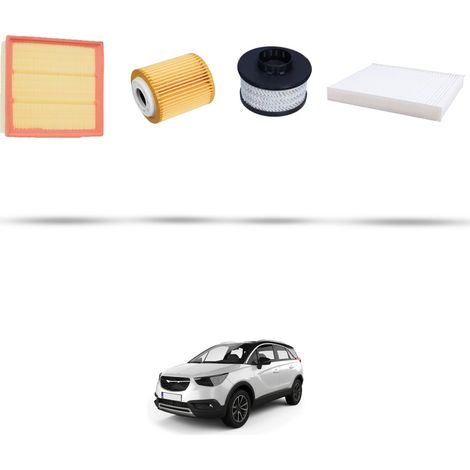 Kit tagliando 4 filtri compatibile con Opel Crossland X (P17) 1.5 TD 88kw dal 2018 (1/5)