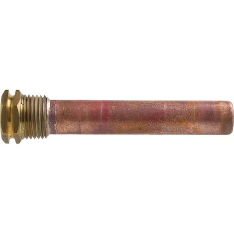 Doigt de gant 1/2 laiton DN15x16mm, L de tube 100 mm cuivre