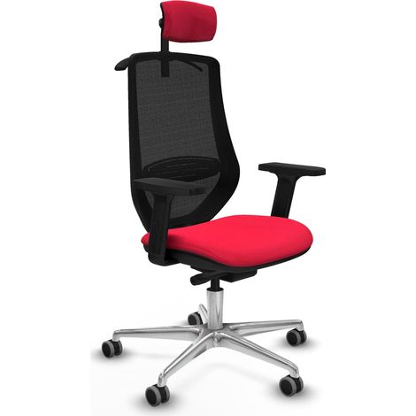 piqueras-y-crespo Silla de oficina Mardos roja confortable
