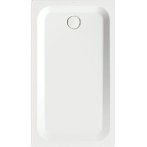 Plato de ducha rectangular BetteUltra con soporte mínimo de