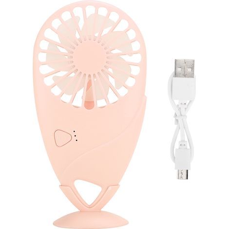 Mini USB Rechargeable Portable Fan - Mango Shape (Pink) - AquaForge (1/5)