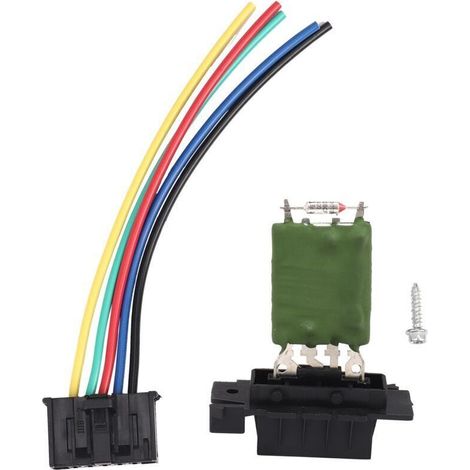 RéSistance de Ventilateur Moteur Chauffage avec Faisceau Prise RéParation Câblage pour Corsa 13248240 77364061 (1/4)