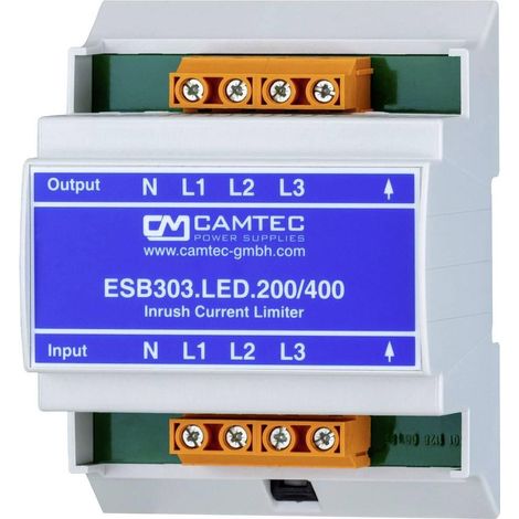 Camtec ESB 303 limitador de corriente negro 16A compacto