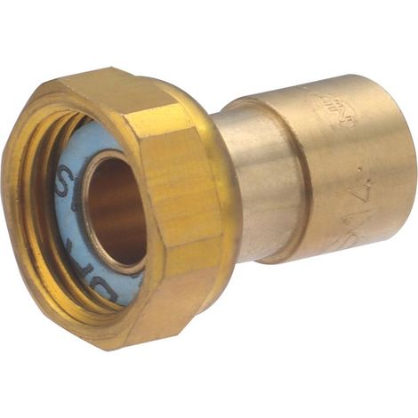 Raccord 2 pièces à souder pour gaz Naturel  NOYON & THIEBAULT Ø14 - femelle 20x150