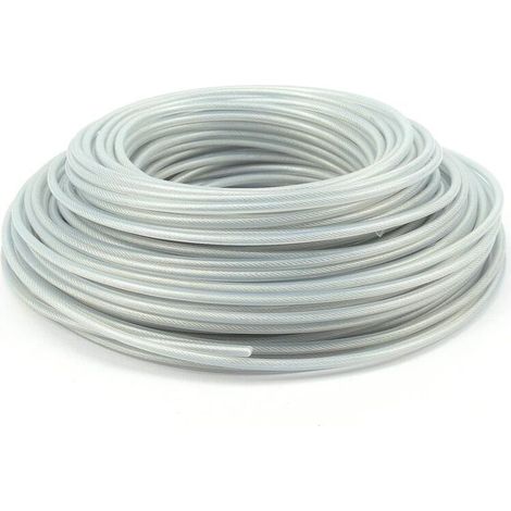 4 pcs Fil de Tondeuse en Acier 3 mm x 10 mètres, Fil de Tondeuse, Bobine de fil d'acier robuste pour débroussailleuse de jardin, Fil de Rechange pour Tondeuse à Gazon (1/4)