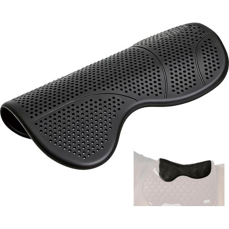 Tapis de selle en gel pour cheval - Antidérapant - Absorbe les chocs et protège les muscles trapézoïdaux (1/5)