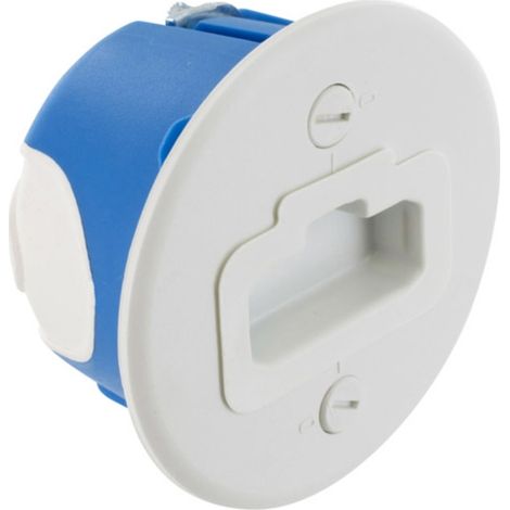Boîtier étanche applique DCL NO AIR Ø54x40 mm – Colerette d’appui large – Étanchéité parfaite pour cloison sèche – BLM (1/2)