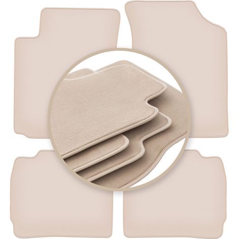 Tapis beiges PREMIUM pour : Hyundai Accent MC berline à hayon 2005-2011 (1/5)