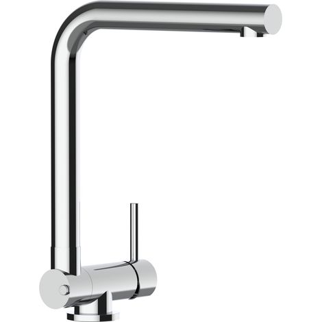 Robinet de cuisine mitigeur rabattable 45 mm – Bec pivotant 360° – Laiton durable – Installation facile sous fenêtre – Vizio (1/5)