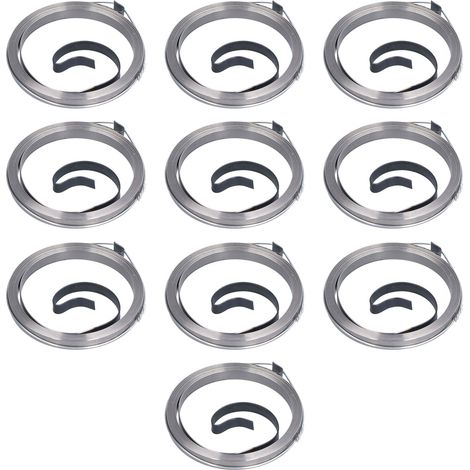 10Pcs Pull Starter Spring Metal Start Coil Accessory Part for 168F 170F Gasoline Engine