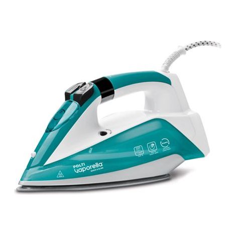 Polti Quick & Slide QS210 Dampfbügeleisen Aluminium-Sockelplatte 2400 W Grün, Weiß (1/4)