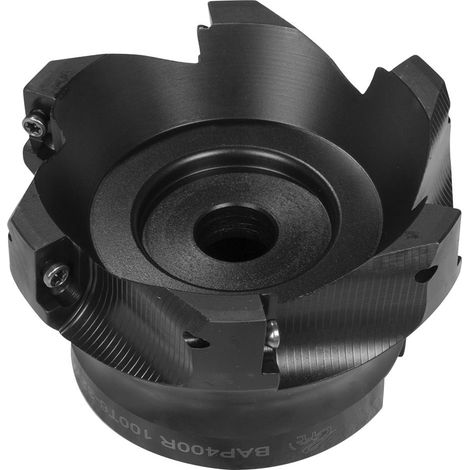 Fraise à surfacer / contourner 90 degrés diamètre 100 mm alésage 32 mm pour 6 plaquettes APKT1604 MW-Tech VF90-10032-6
