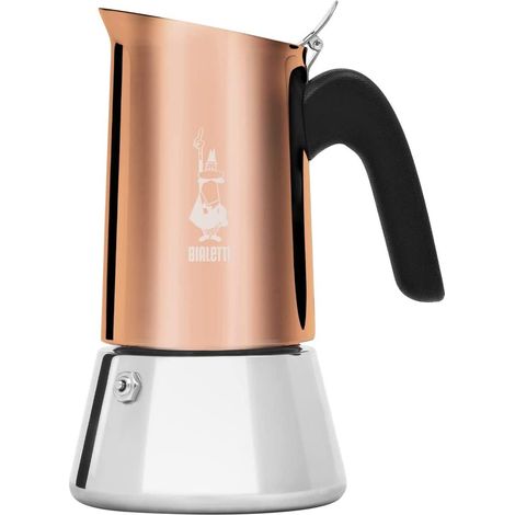 Cafetera italiana Bialetti New Venus 6 tazas 0,24 L cobre compatible con inducción (1/2)