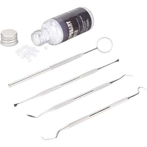 Kit de restauration dentaire, matériau de restauration temporaire, dents manquantes, dents cassées, espaces interdentaires, réparation des caries, gutta-percha malléable (1/5)