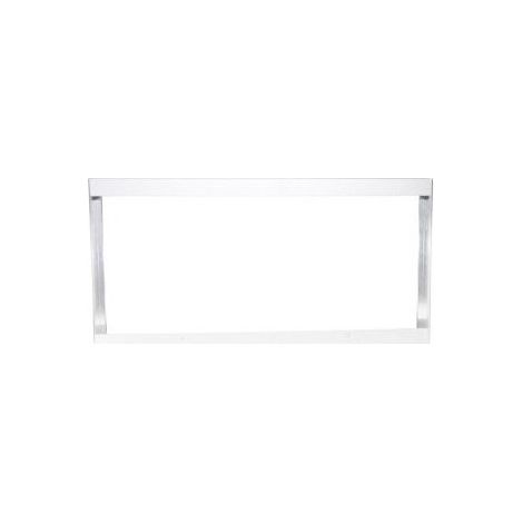 Cadre Aluminium pour Dalle LED 60x30cm - Finition Blanc