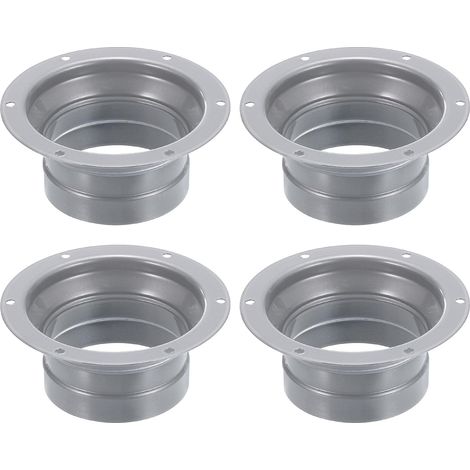 4 Pièces Collier de Conduit de 3 Pouces Collier de Ventilation Rond (1/5)