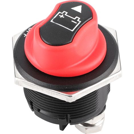 Coupe-batterie 200A, interrupteur de déconnexion principal Marche/Arrêt pour voiture, moto, yacht, bateau (1/5)