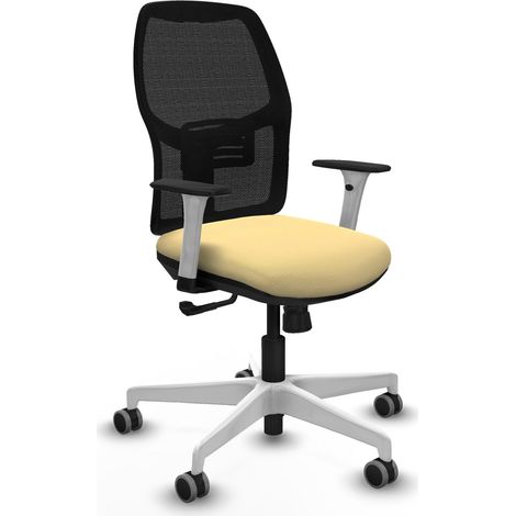 Bürostuhl piqueras y crespo Alfera Schaumstoff weiß verstellbar (1/2)