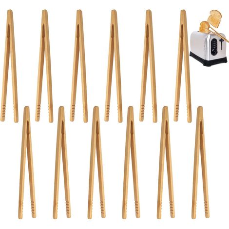 12 Bambuszangen, 18 cm, wiederverwendbar, Küche, Brot - 12 Bambuszangen, 18 cm, wiederverwendbar, Küche, Brot (1/5)