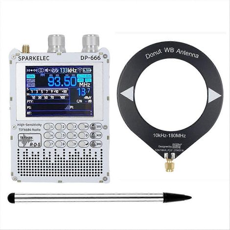 TEF6686 Vollbandradio, 2,8-Zoll-IPS-Touchscreen, hochempfindlicher Empfänger, UKW, LW, MW, SW (1/5)