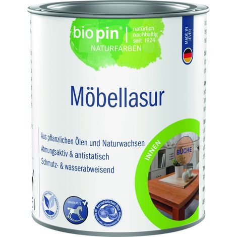 Biopin Möbellasur 375 ml buche Holzlasur