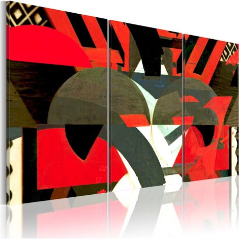 Tableau Imprimé "Formes Abstraites" 60 x 90 cm (1/2)