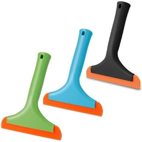 3 Pièces Extracteurs De Vitres en Silicon, Raclette en Silicone pour Vitre, Petite Taille pour Voiture Raclette pour vitres de Voiture, comptoir de cuisin, Verre, Cuisines, salles de Bains (1/4)