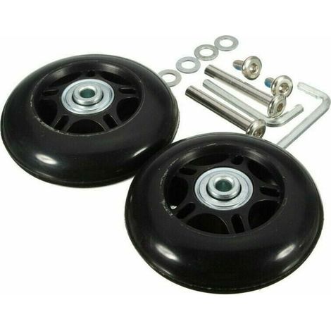 Roue De Rechange - 40 mm x 18 mm - Pour Valise - Noir - Lot De 2 (1/5)