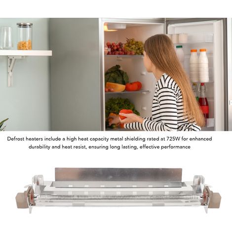 WR51X10055 Aluminum Refrigerator Defrost Heater, 725W (1/4)