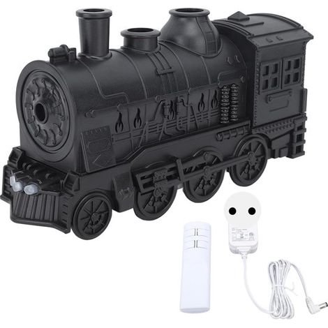 Diffusore di aromi da 300 ml, atomizzatore a strappo, umidificatore a forma di locomotiva, diffusore di oli essenziali con spina.