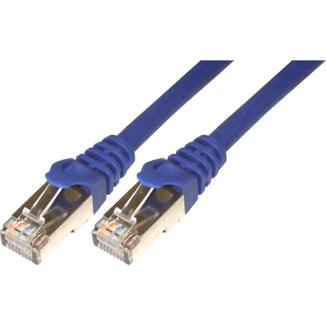 FCC6BM-1M/B MCL-SAMA Cordon de brassage RJ4 (P) MCL Cordon de brassage RJ45 CAT 6 F/UTP CAT 6 F/UTP Patch cable - 1m Blue (P)