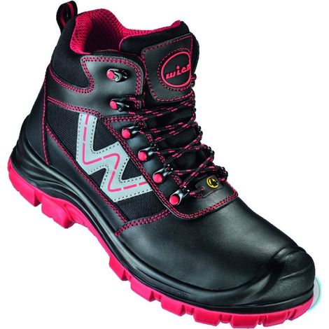 WICA Schnüstiefel CANELLI Schwarz/rot, S3 SR ESD Gr. 44 (1/5)
