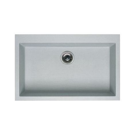 Lavello Elleci Incasso 1 vasca 76x44 Quadra 130 Sottotop Metaltek Ghisa LMQ13070BSO