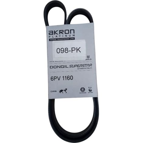 6pk1160 cinghia poly-v alternatore servizi marca akron (1/4)