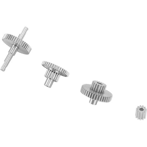 Kit de boîte de vitesses pour crawler RC en acier inoxydable, installation facile, boîte de vitesses RC légère et précise pour Traxxas TRX4M 1/18 Crawler 16.6:1