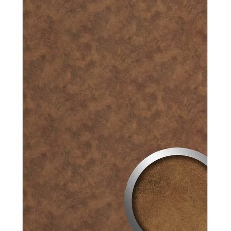 Wall panel WallFace 26523 OXIDIZED Design panelling rusty metal look vintage design self-adhesive abrasion-resistant copper copper-brown 2.6 m2 (1/3)