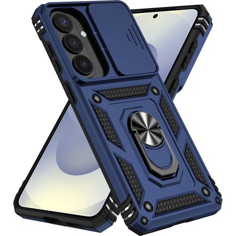 Funda protectora para Samsung Galaxy S26 Plus, CamShield Slide, azul. (1/5)