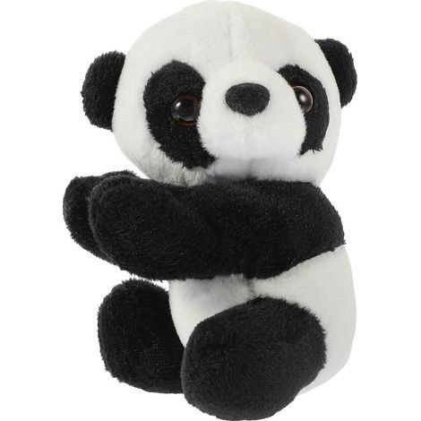 Pince à cheveux panda en peluche, pince à notes, pince à photos, porte-photos décoratif pour le bureau-10X7X6CM (1/3)
