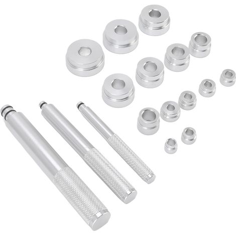 Kit de 17 pièces pour chasser les roulements, bagues et joints, en aluminium pour automobile. (1/5)