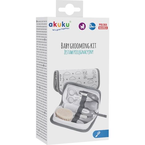 Akuku Baby Care Set Gray Hooligans (a0015)