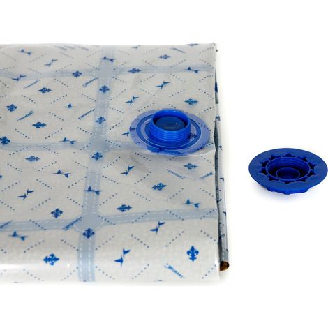 Set di 3 sacchetti sottovuoto coperte e piumoni, con pompa manuale, salvaspazio, buste sottovuoto vestiti, misura S 40x60cm per magliette, ideali per viaggio