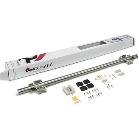 Rinco-Matic Compact 697 Mm Inox - RINCOMATIC COMPACT 32 - Bisagra reducida con nudo visto decorativo